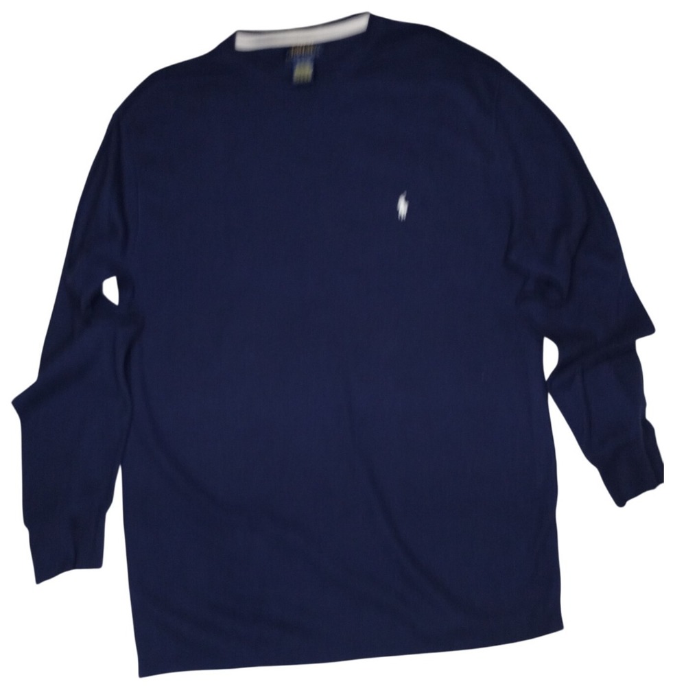 Polo‎ Ralph Lauren Long Sleeve Thermal Waffle knit Shirt Classic Fit Mens 1X